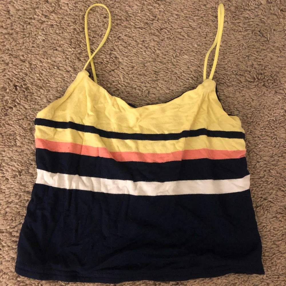 Color Block Pacsun Cropped Tank